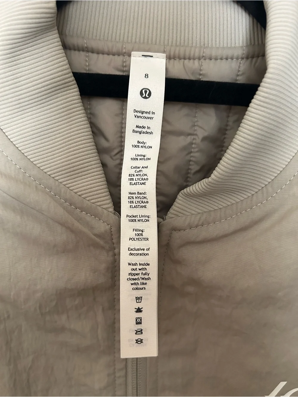 NBA LA Clippers Lululemon Lightweight Bomber Reversible Jacket